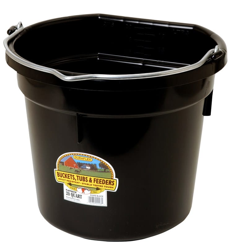 Little Giant P20FBBLACK6 20 qt Bucket Black