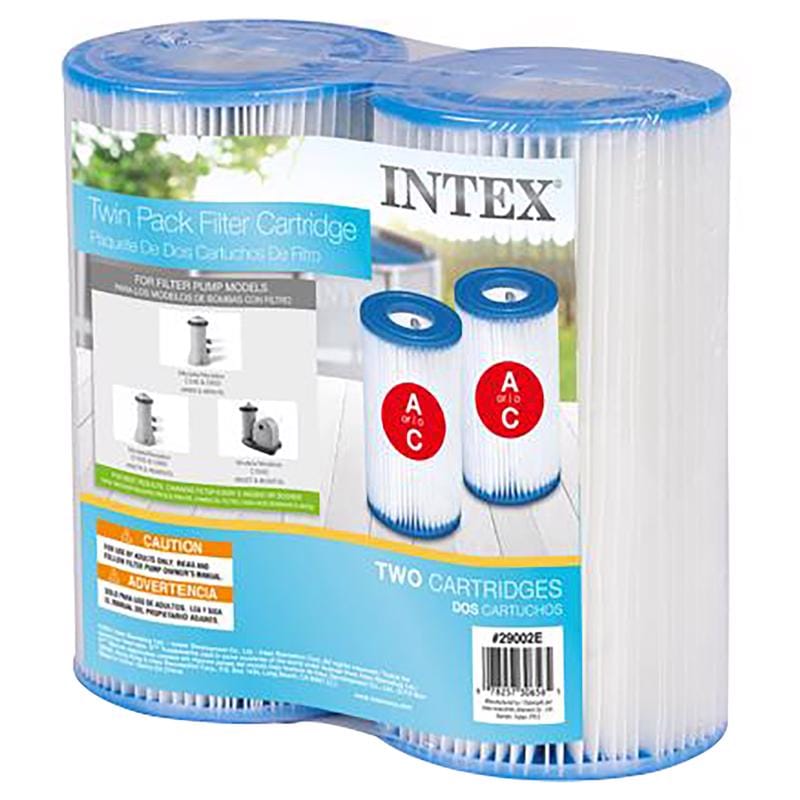 Intex 29002E Krystal Clear Pool Filter Cartridge 8 in. H X 4.25 in. W X 4.25 in. L