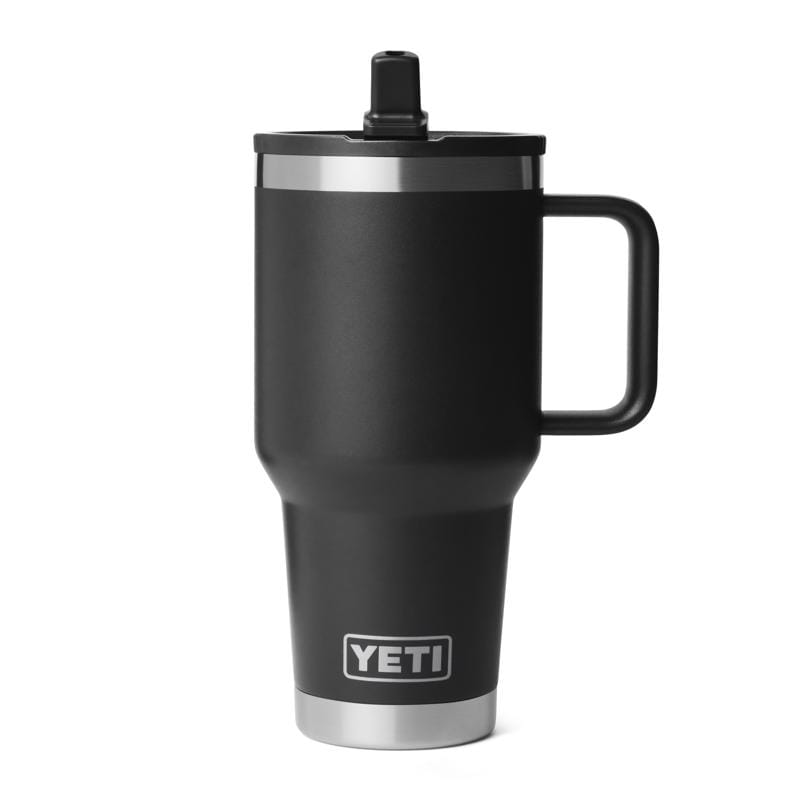Yeti 21071506235 Rambler 30 oz Black BPA Free Travel Straw Mug