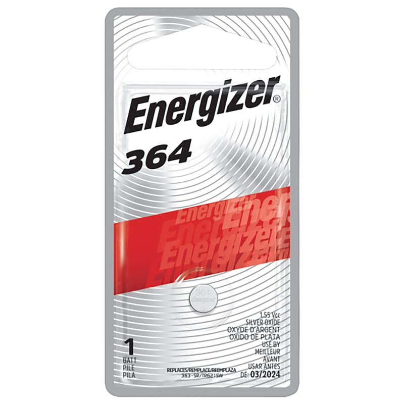 Energizer 364BPZ Silver Oxide 364 1.5 V Electronic/Watch Battery 1 pk