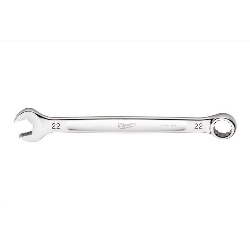 Milwaukee 45-96-9522 22 mm X 22 mm 12 Point Metric Combination Wrench 11.61 in. L 1 pc
