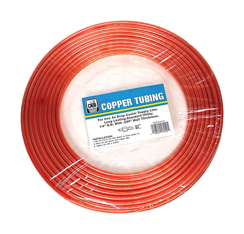 Dial 4352 1/4 in. H Orange Copper Tube