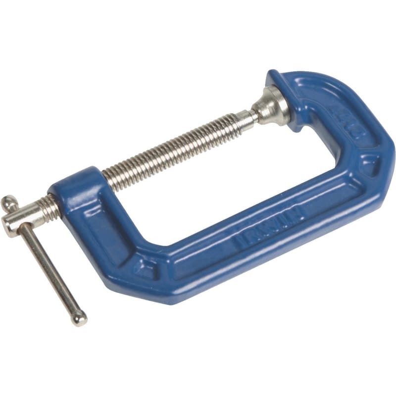 Irwin 2025102 Quick-Grip 2-1/2 in. X 1-3/8 in. D Adjustable C-Clamp 900 lb 1 pc