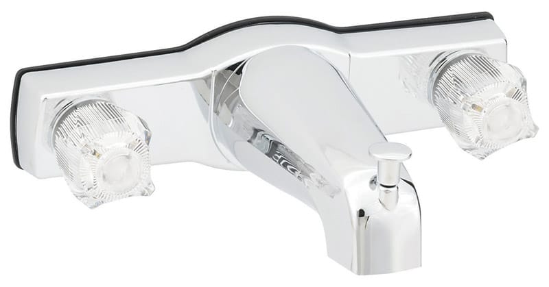 American Brass J68 2-Handle Chrome Tub and Shower Faucet