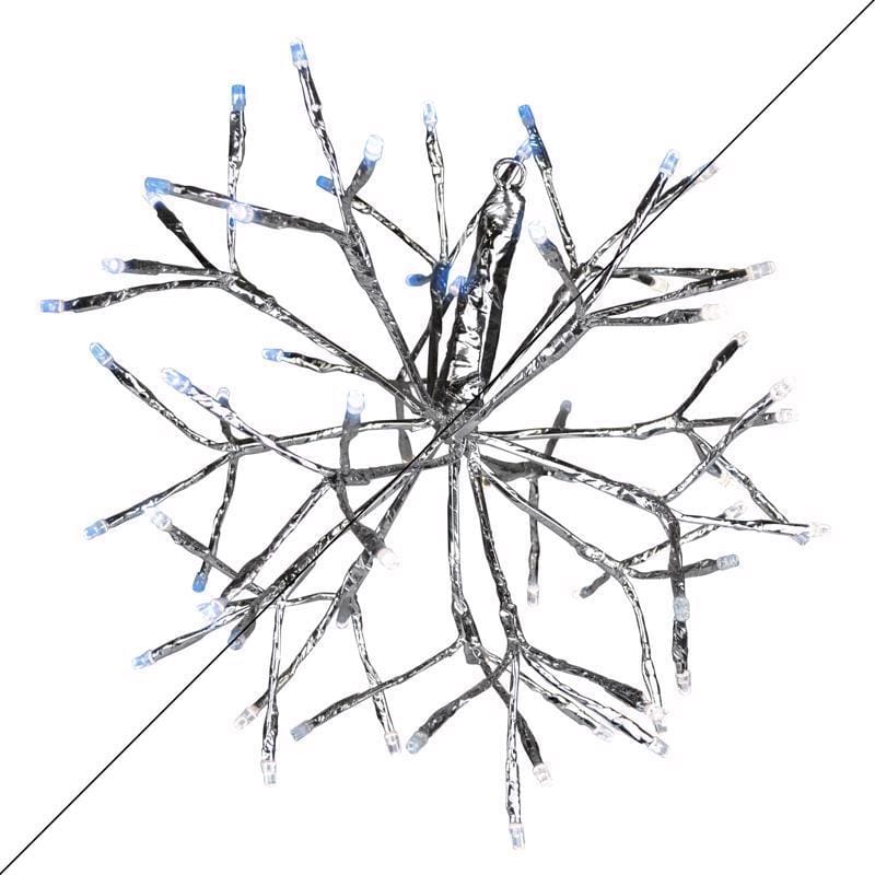 Celebrations 23-10013A LED Blue/Pure White Shimmering Sphere 20 in. Hanging Decor