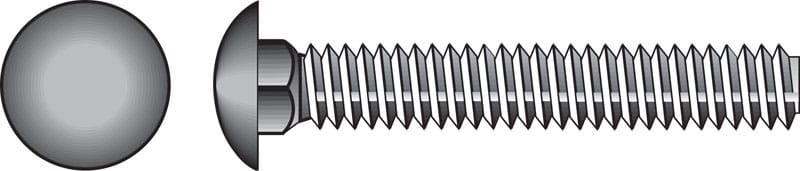 Hillman 240150 3/8 in. X 1-1/2 in. L Zinc-Plated Steel Carriage Bolt 100 pk