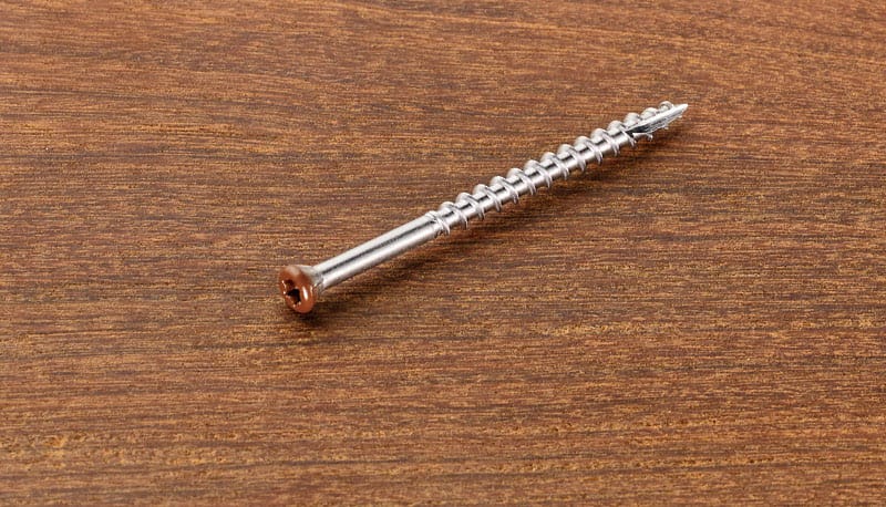 Starborn STX34T07162 Headcote No. 7 X 1-5/8 in. L Brown Star Trim Head Deck Screws 350 pk