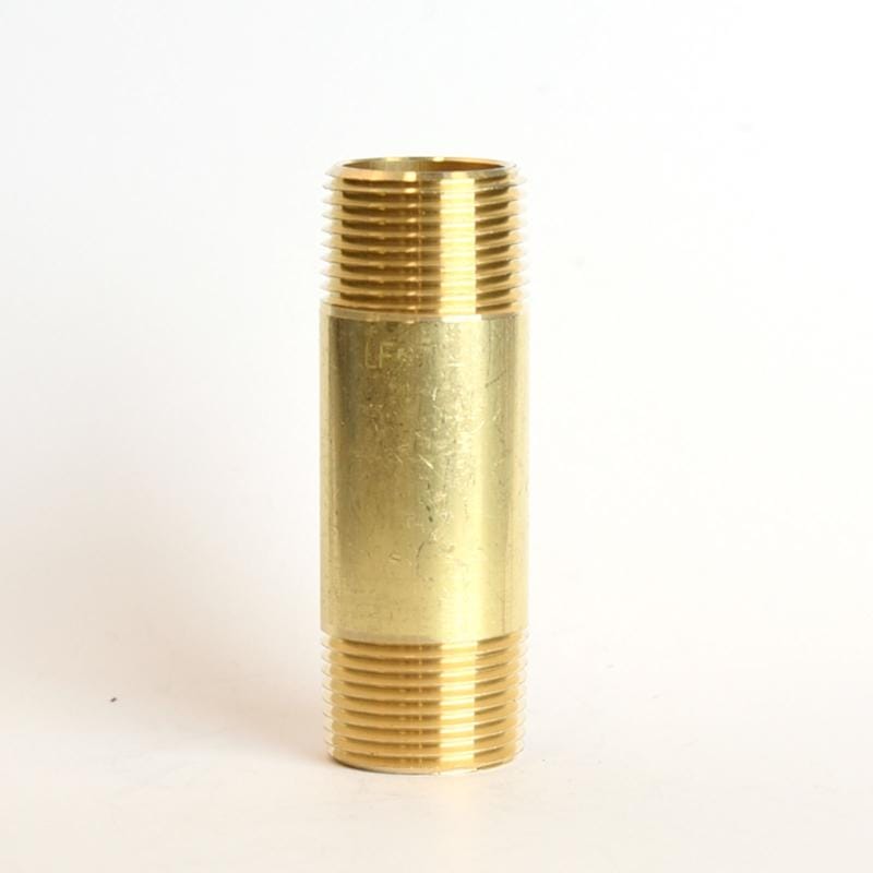 Atc 6JC126300201050 3/4 in. MPT X 3/4 in. D MPT Yellow Brass Nipple 3 in. L