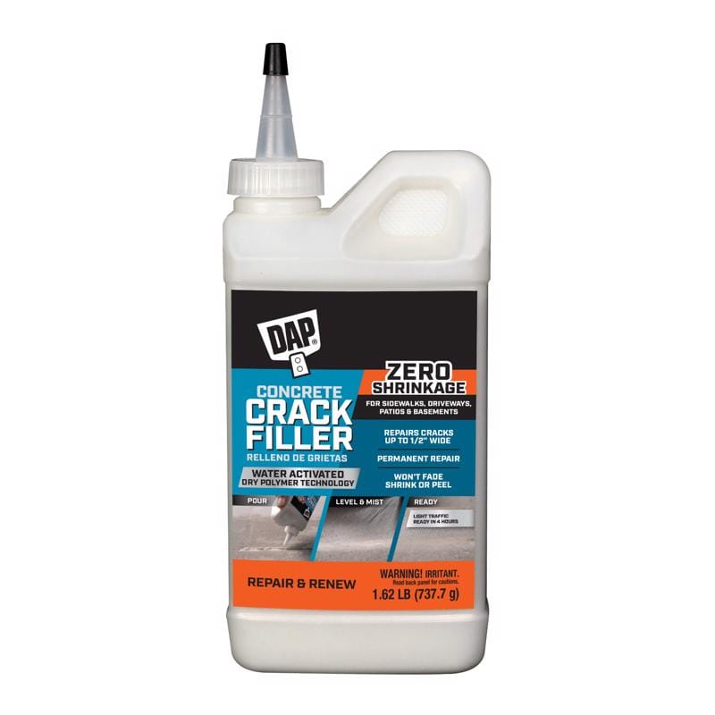 Dap 7079860500 Gray Acrylic Crack Filler 1.62 lb. cap.