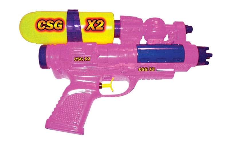 Water Sports 81001 CSG X2 Dual Stream Plastic Assorted Water Gun 11 in. L