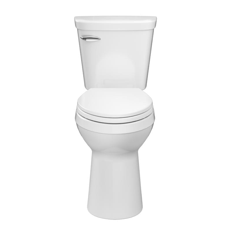 Gerber GRS48350 ADA Compliant 1.28 gal White Elongated Complete Toilet