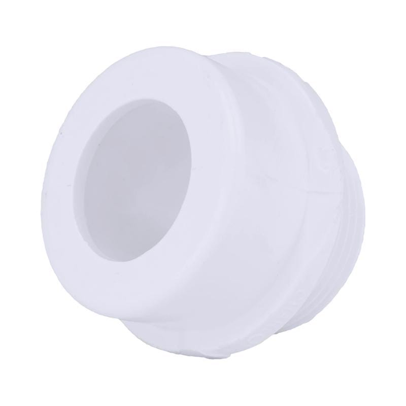 Charlotte Pipe PVC001030600 Schedule 40 1-1/2 in. Spigot X 1-1/4 in. D MIP PVC Pipe Adapter 1 pk