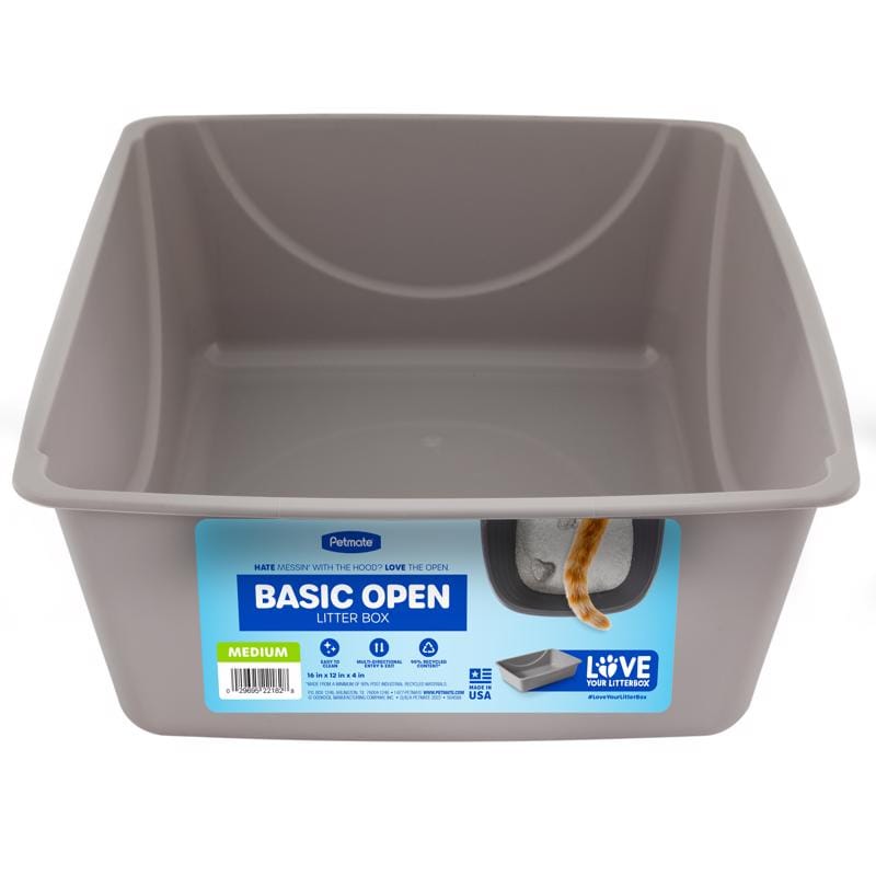 Petmate 22182 Plastic Assorted Litter Pan 1 pk