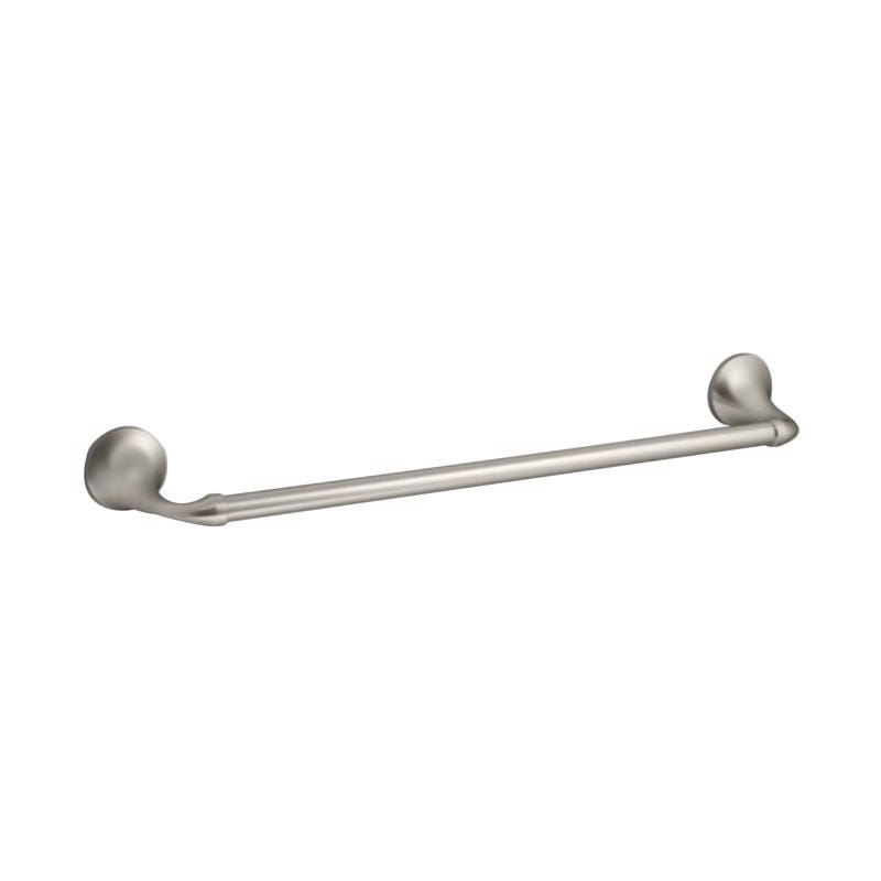 Kohler R72784-BN Elliston Brushed Nickel Silver Towel Bar 18 in. L Metal