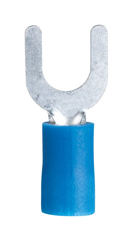 Gardner Bender 20-114 16-14 Ga. Insulated Wire Spade Terminal Blue 20 pk