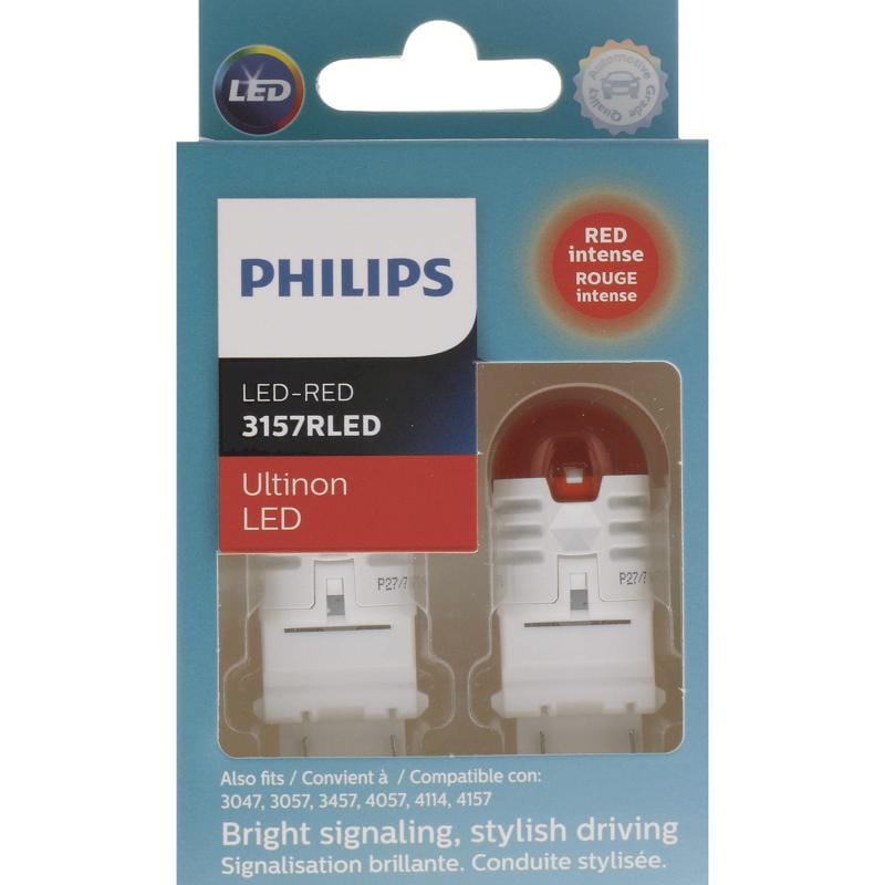 Philips 3157RLED Ultinon LED Parking/Side Marker/Turn Miniature Automotive Bulb 3157RLED