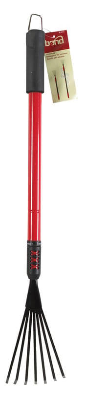 Bond LH013 37 in. 9 Tine Steel Fan Rake Steel Handle