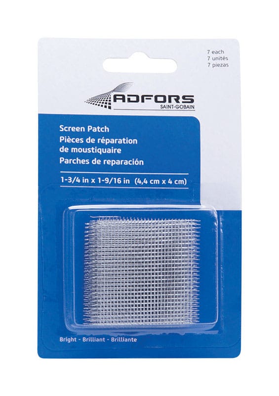 Saint-Gobain ADFORS FCS11192-M 1-3/4 in. W X 1-9/16 in. L Silver Aluminum Screen Patch