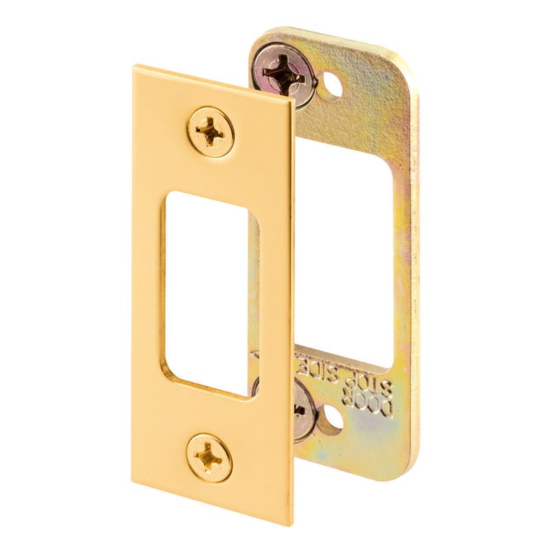 Prime-Line E 2479 2.75 in. H X 1.125 in. L Brass-Plated Steel Latch Strike Plate