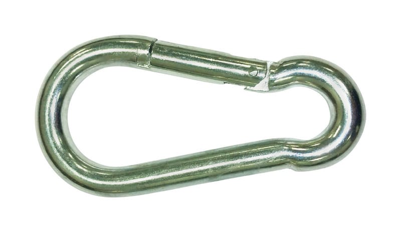 Baron 2450-14 1/4 in. D X 2-3/8 in. L Zinc-Plated Steel Spring Snap 80 lb
