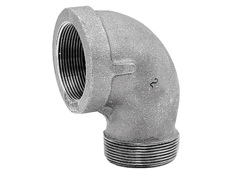 Anvil 8700127650 1/4 in. FPT X 1/4 in. D MPT Galvanized Malleable Iron Street Elbow