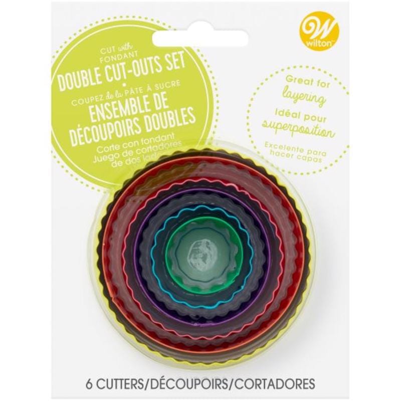 Wilton 191007372 Round Cookie Cutter Set 6 pc