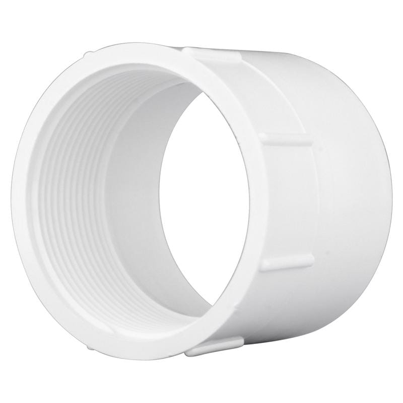 Charlotte Pipe PVC001010600 Schedule 40 1-1/4 in. Hub X 1-1/4 in. D FPT PVC Adapter 1 pk