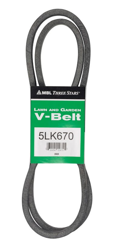 Mitsuboshi 5LK670A Super KB Standard V-Belt 0.63 in. W X 67 in. L For Riding Mowers