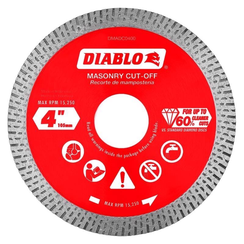 Diablo DMADC0400 Masnry Cr Cutoff Dsc 4"
