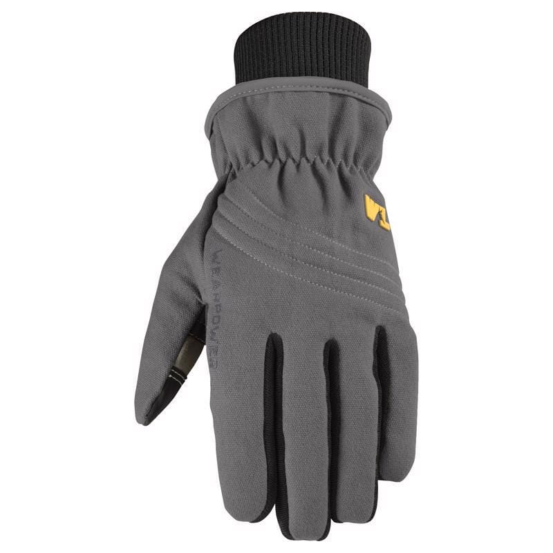 Wells Lamont 7748L Men's Outdoor Winter Work Gloves Black/Gray L 1 pair