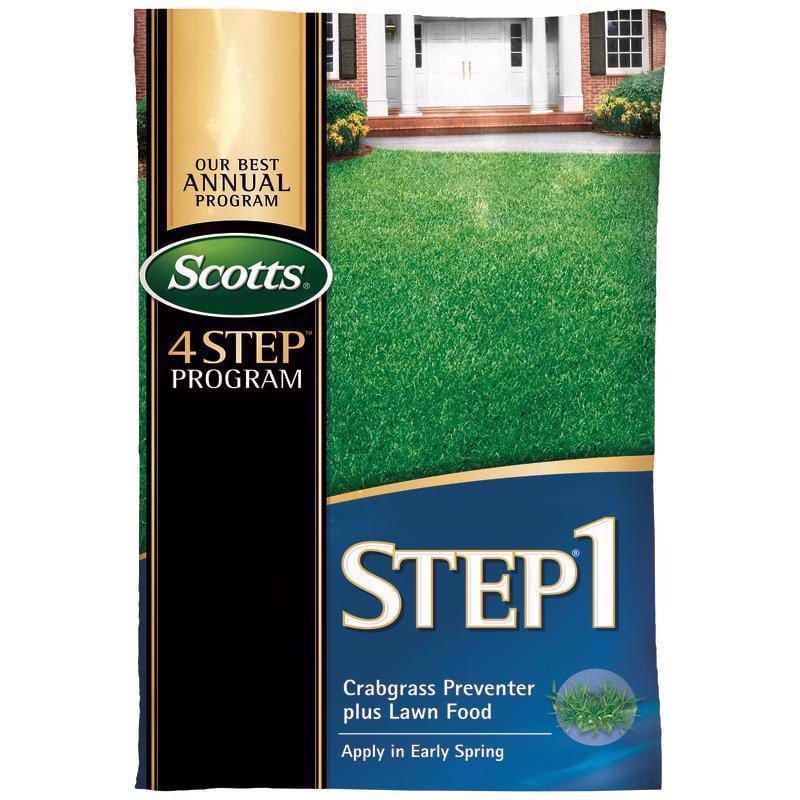 Scotts 33160 Step 1 Crabgrass Preventer Annual Program Lawn Food For Multiple Grass Types 15000 sq ft