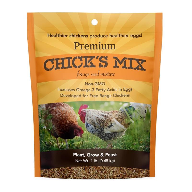 Barenbrug 25490 Chick's Mix Mixed Partial Shade/Sun Forage Seed 1 lb