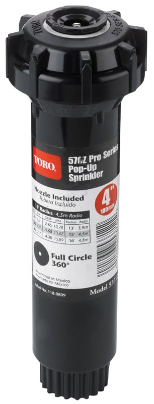 Toro 53712 4 in. H Full-Circle Pop-Up Sprinkler