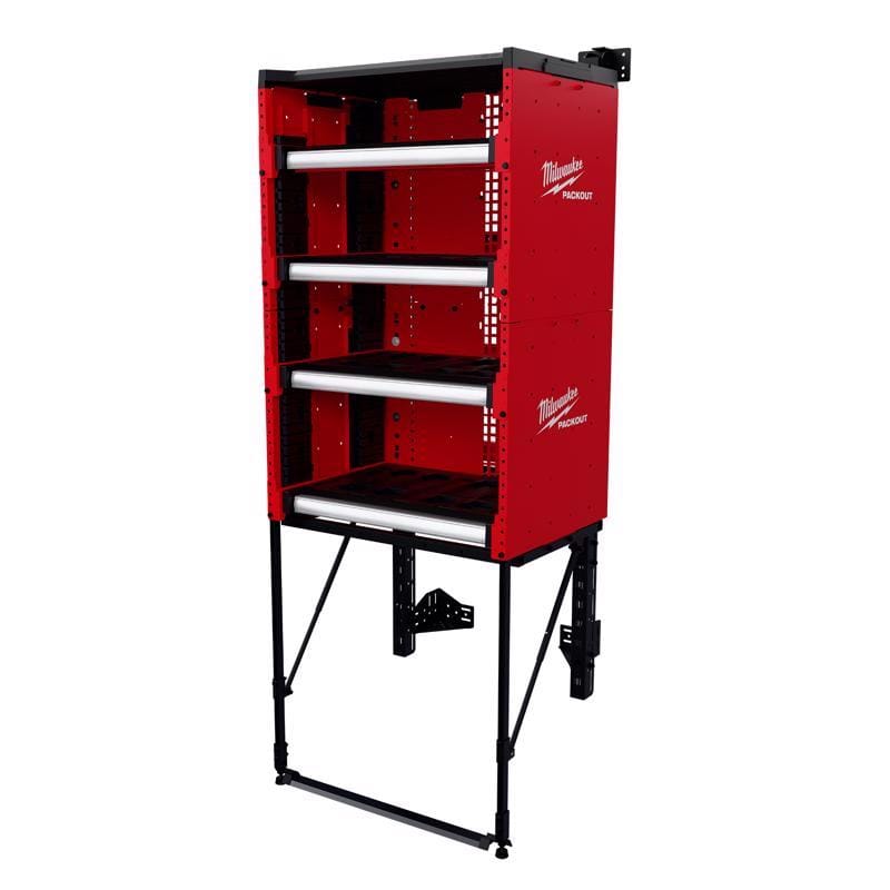 Milwaukee 48-21-8070 Packout 63 in. H X 27.3 in. W X 21 in. D Steel Rack Kit