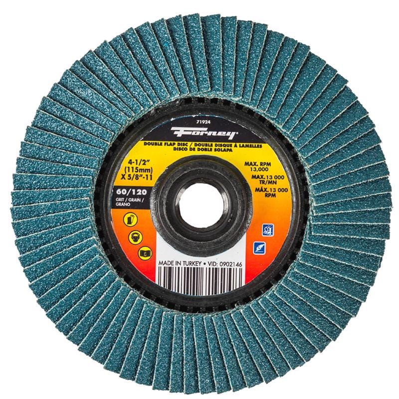 Forney 71924 4-1/2 in. D X 1/4 in. thick Metal Grinding Wheel 1 pc