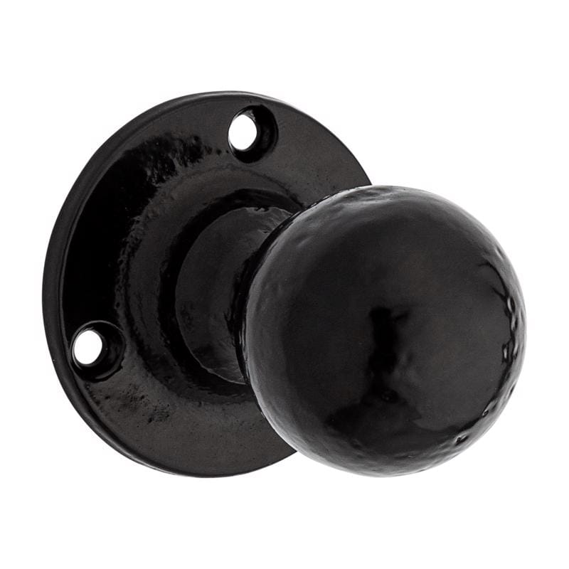 National Hardware N166-002 2.87 in. L Matte Black Steel Knob Pull