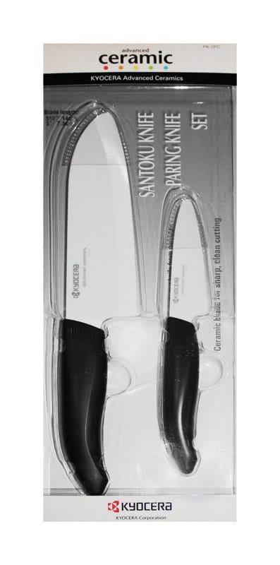Kyocera FK-2PCCWH4ACE Ceramic Knife Set 2 pc