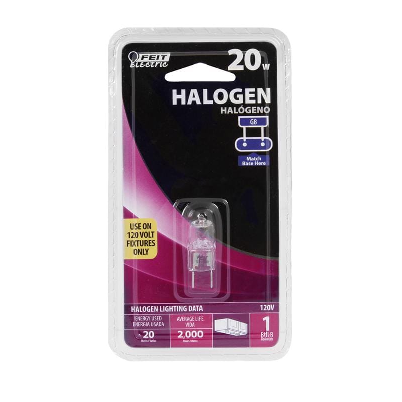 Feit BPQ20/G8/RP 20 W T4 Tubular Halogen Bulb 170 lm Warm White 1 pk