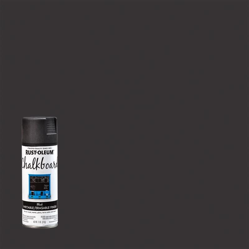 Rust-Oleum 301438 Flat Black Chalkboard Paint 11 oz