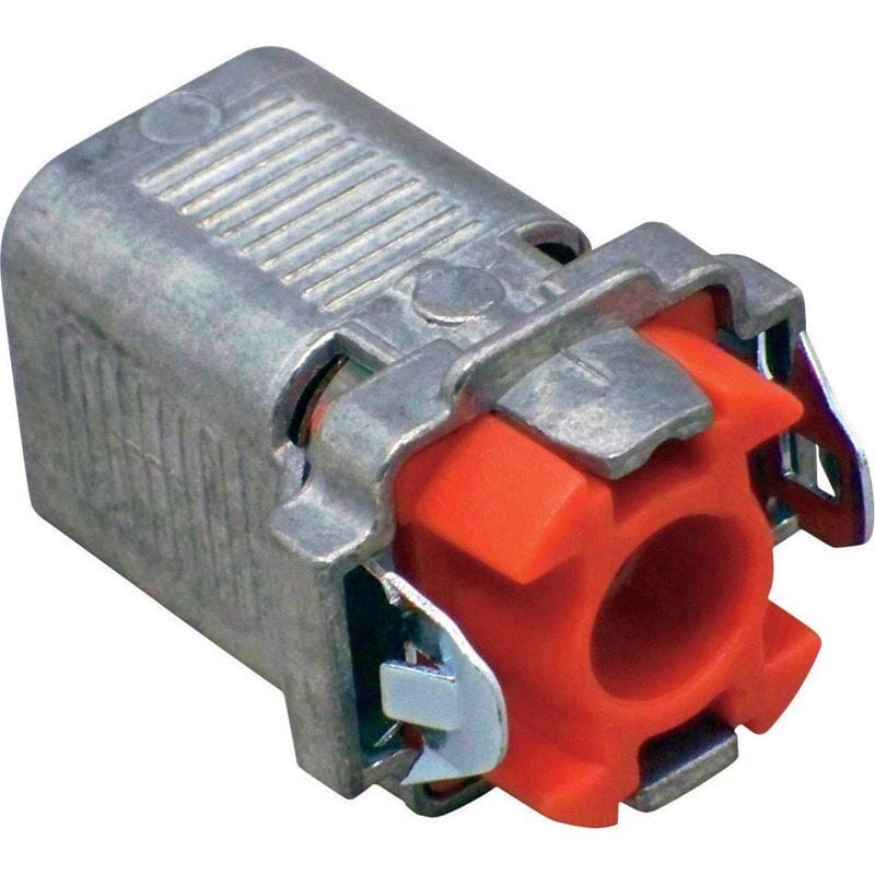 Sigma Engineered Solutions 45505 ProConnex 3/8 in. D Die-Cast Zinc Double Snap Lock Connector For AC, MC a