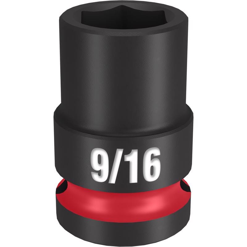 Milwaukee 49-66-6203 Shockwave 9/16 in. X 1/2 in. drive SAE 6 Point Standard Impact Socket 1 pc