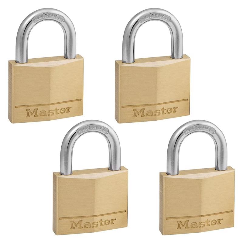 Master Lock 140Q Padlock Brass 1-9/16"