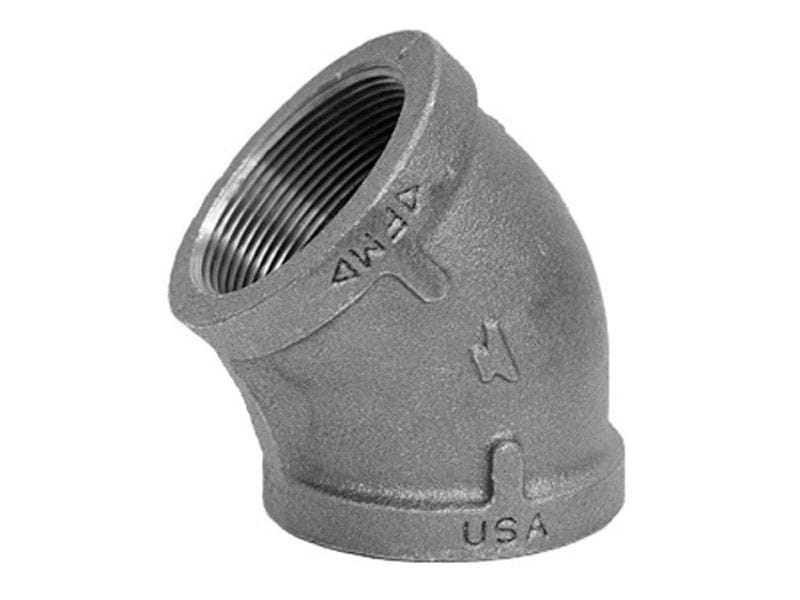 Anvil 8700126157 1/2 in. FPT X 1/2 in. D FPT Black Malleable Iron Elbow