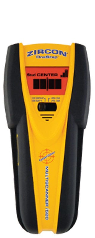 Zircon 61910 OneStep i520 7.28 in. L X 3.27 in. W Multifunction Stud Finder 1-1/2 in. 1 pc