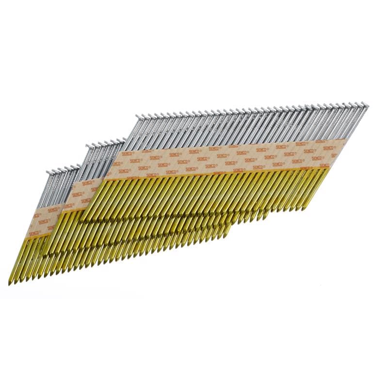 Senco K528ASBXN ProHead 3-1/4 in. L X 16 Ga. Angled Strip Hot-Dip Galvanized Framing Nails 34 deg 2,500 pk