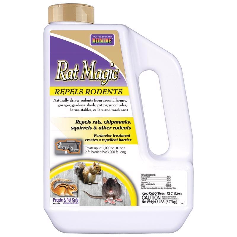Bonide 8634 Rat Magic Animal Repellent Granules For Rodents 5 lb