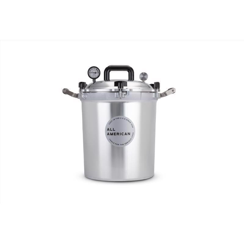 All American 1930 930 Cast Aluminum Pressure Canner 30 qt Silver