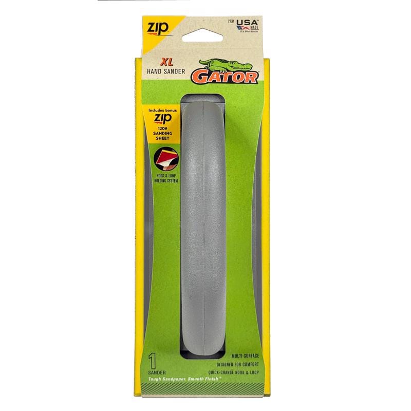 Gator 7231 Plastic Hand Sander 3-1/2 in. W X 9-1/2 in. L