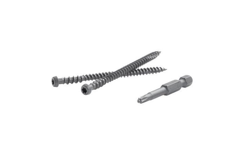Fastenmaster FMTR3-212-350TS TrapEase No. 20 X 2-1/2 in. L Spiced Rum Torx Ttap Star Head Composite Deck Screws 350