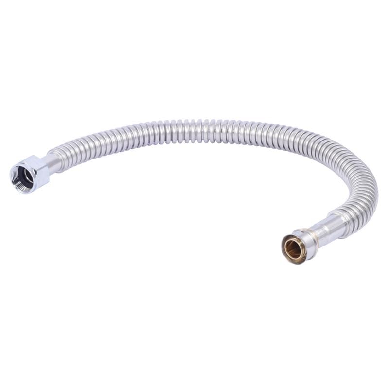 SharkBite UCPSS3088FX18 3/4 in. FIP X 3/4 in. D FIP 18 in. Stainless Steel Water Heater Supply Line